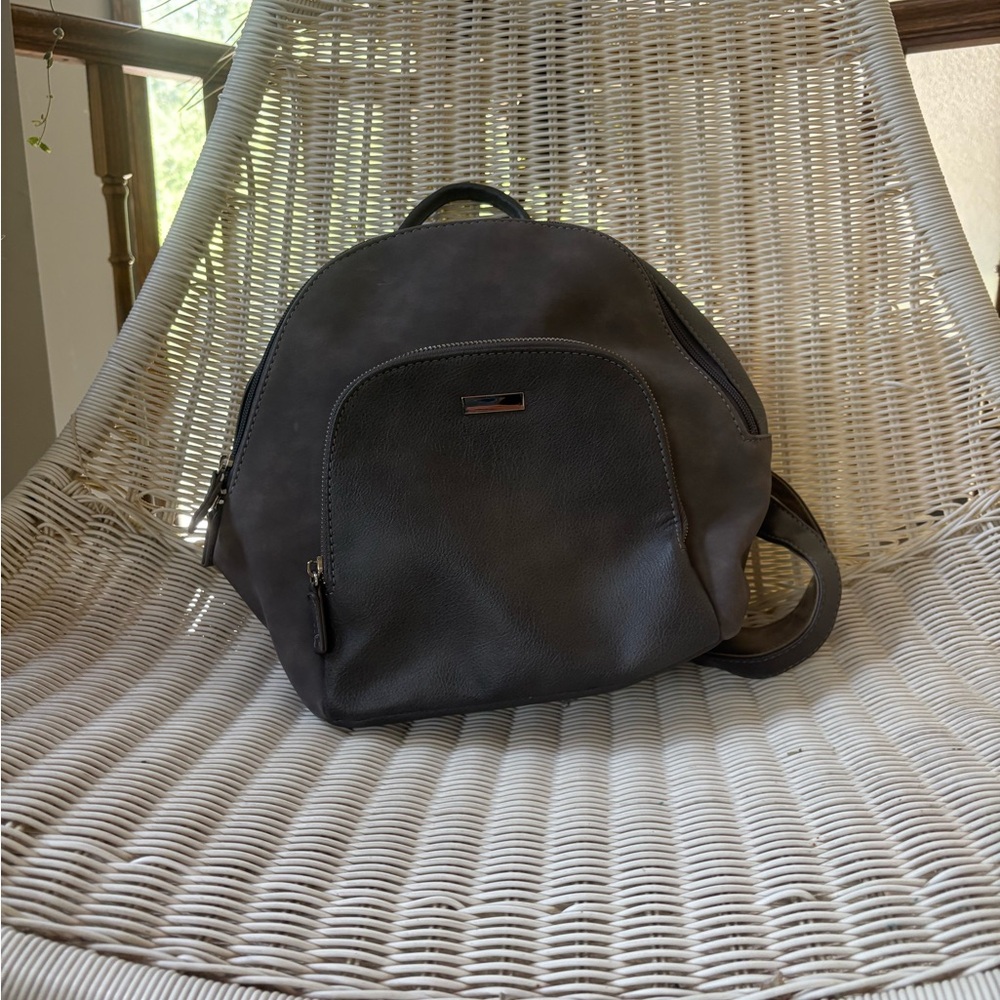 Elegant Gray Women's Backpack